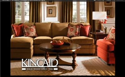 Kincaid Furniture Custom Select Upholstery Custom 2 Pc Sectional Sofa